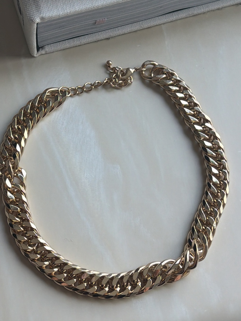 BaubleBar Gold Chunky Cuban Link Necklace